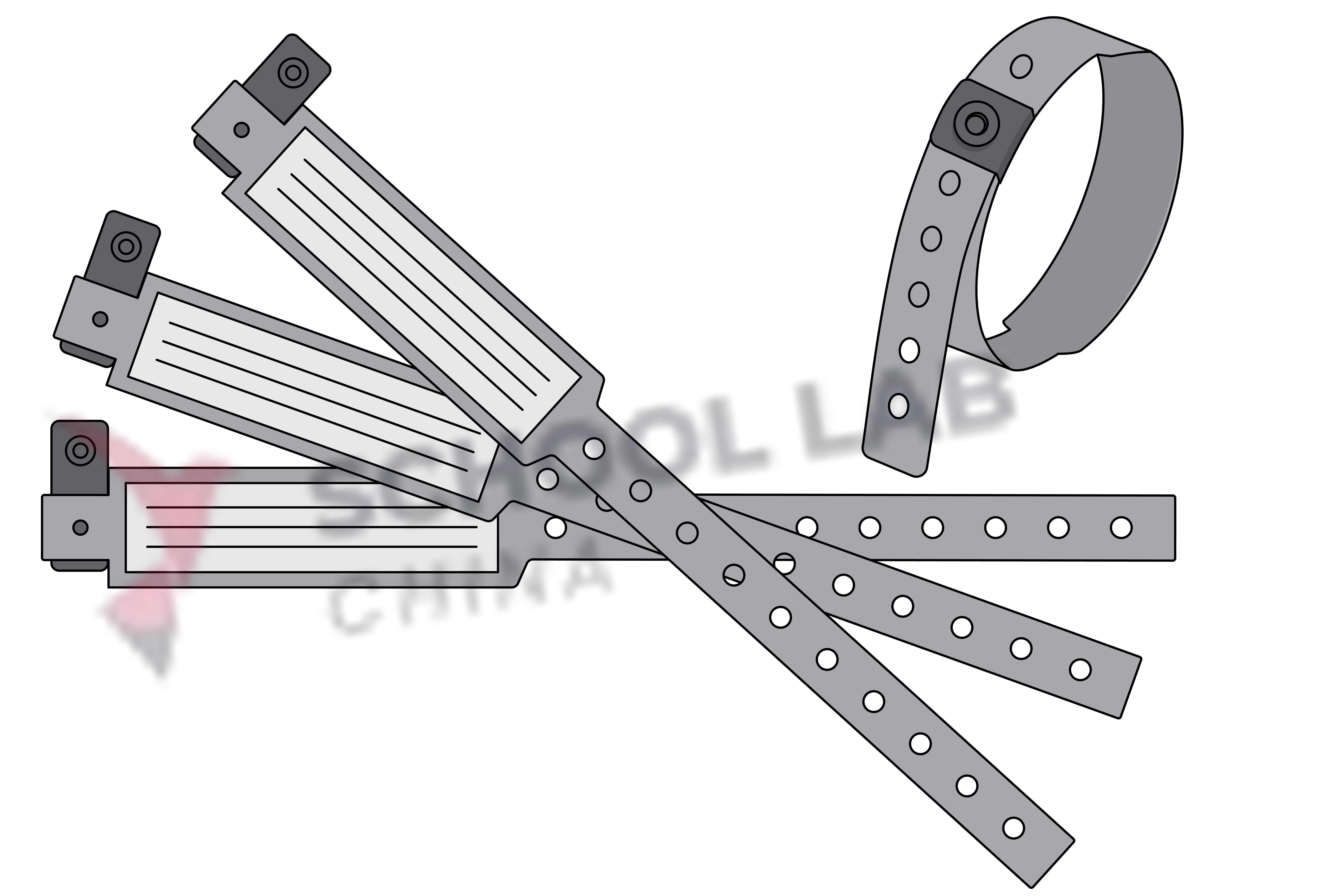 ID Bracelet,child,red/PAC-400